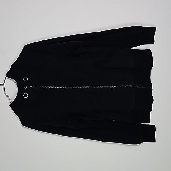Warehouse One medium black zip up hoodie - Picture 1 of 6
